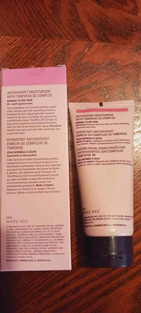 New!!  Mary Kay TimeWise Antioxidant Moisturizer image indicator(3)