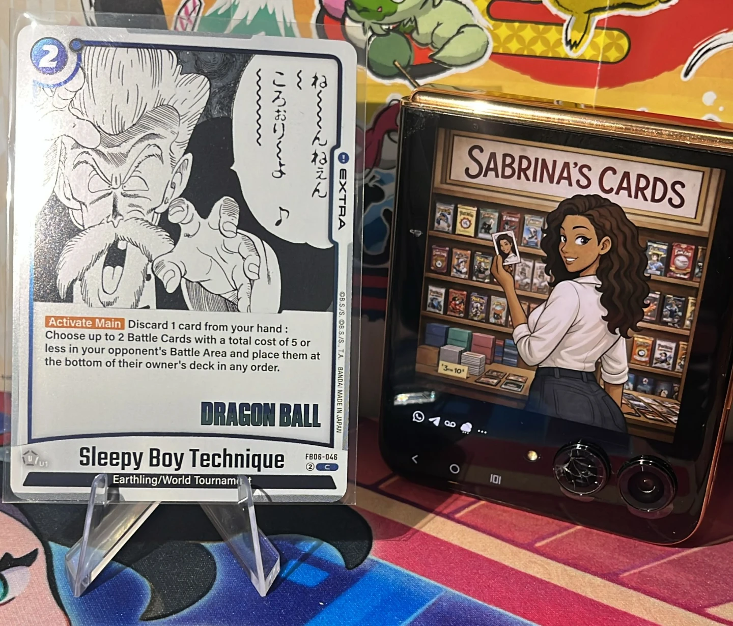 Dragon Ball 'Sleepy Boy Technique' Card