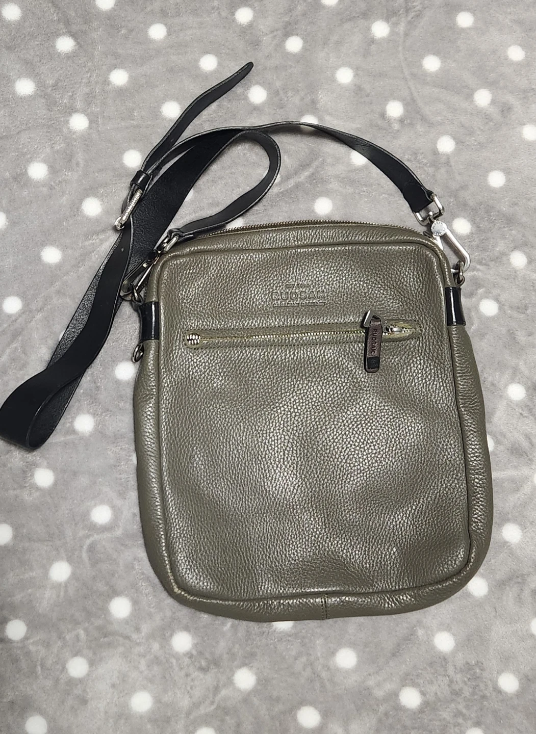 Rudsak Olive Green Leather Crossbody Bag