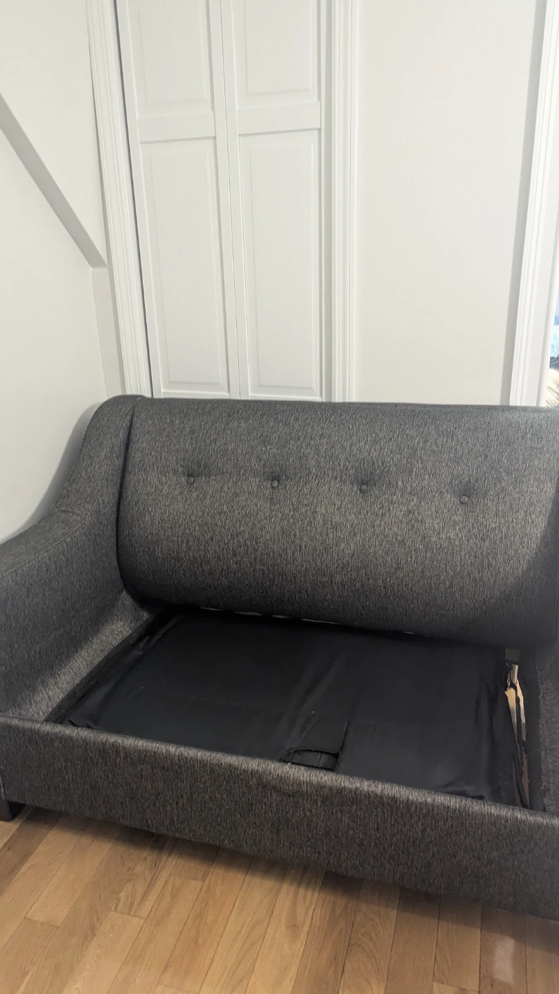 Gray Sofa Bed - photo 2
