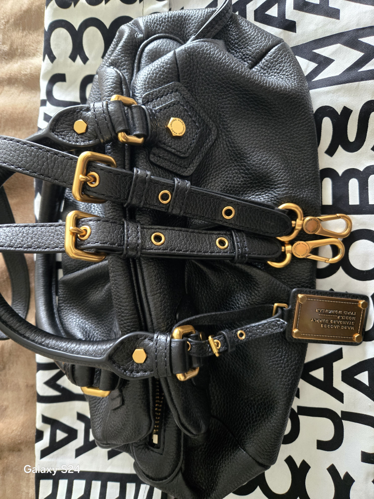 Marc Jacobs Black Leather Handbag