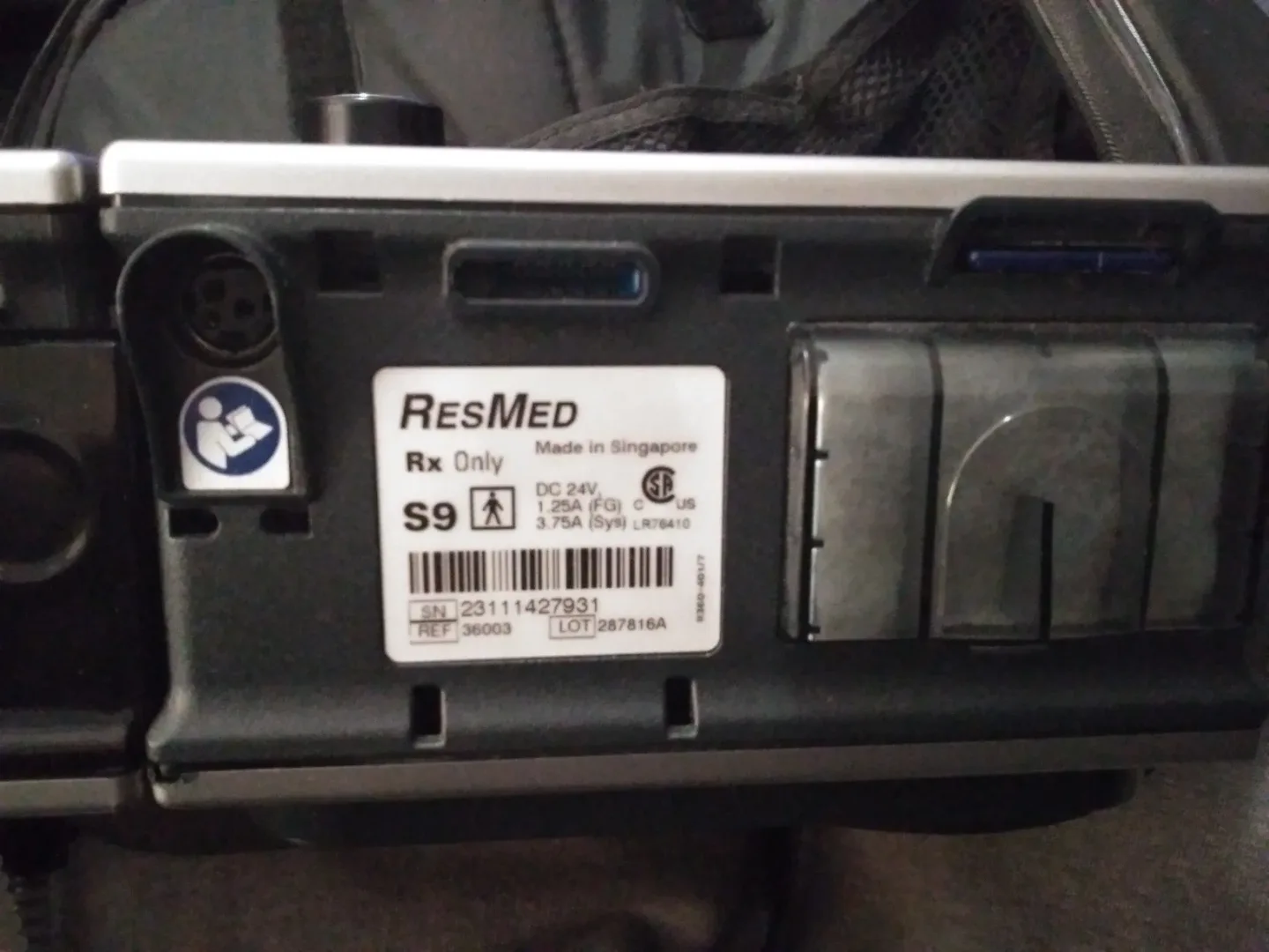 ResMed s9 Elite CPAP Machine image indicator(2)