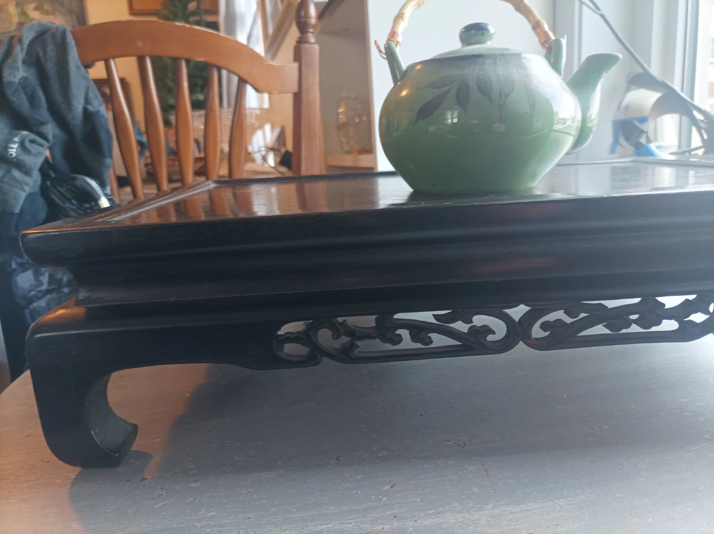 Wooden Tea Pot Stand - photo 2