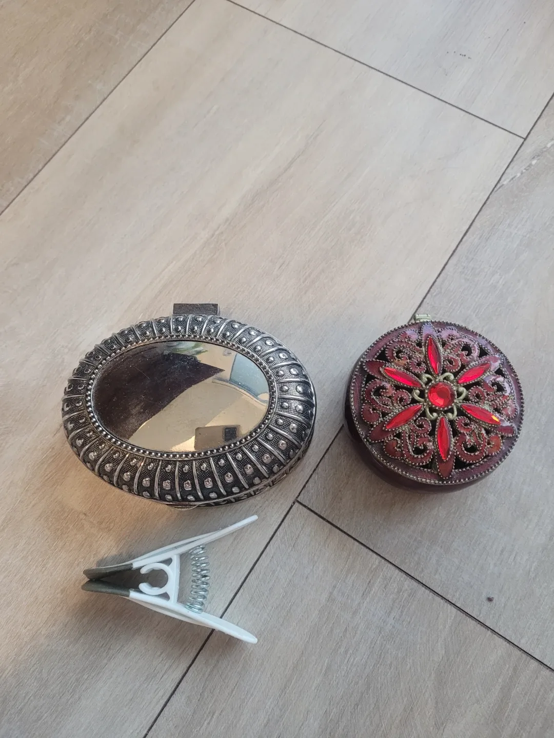 Two Decorative Trinket Boxes