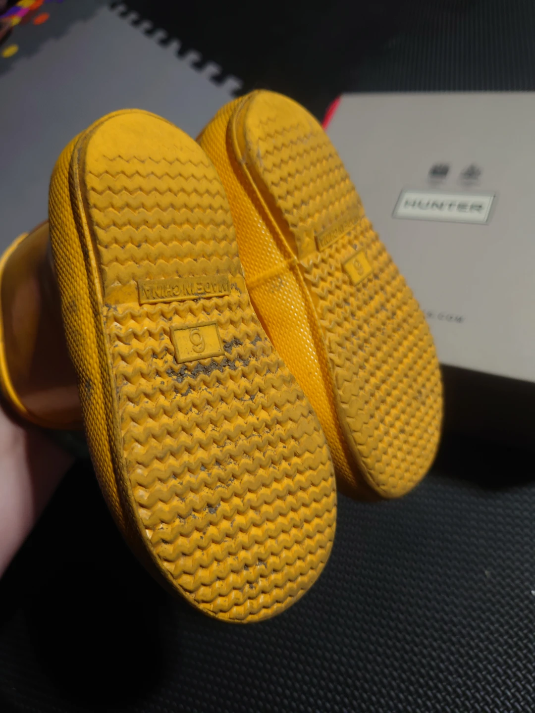 Hunter Kids First Classic Rain Boots - Size 6 - Yellow - photo 3