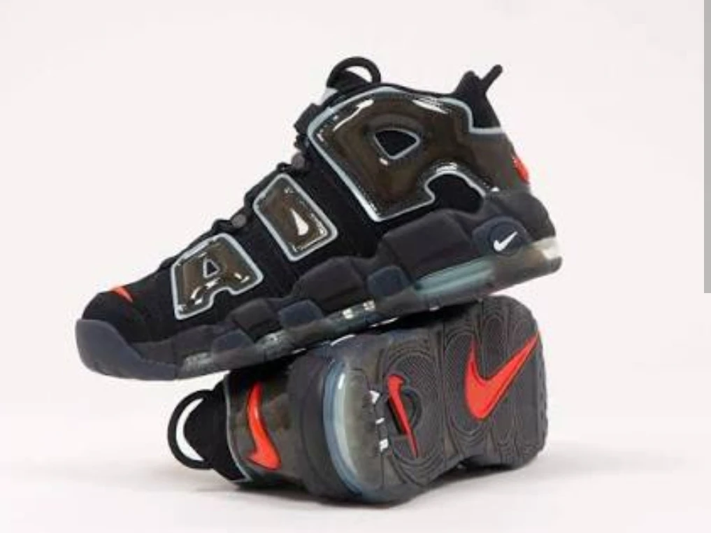 Nike Air More Uptempo Black/Red