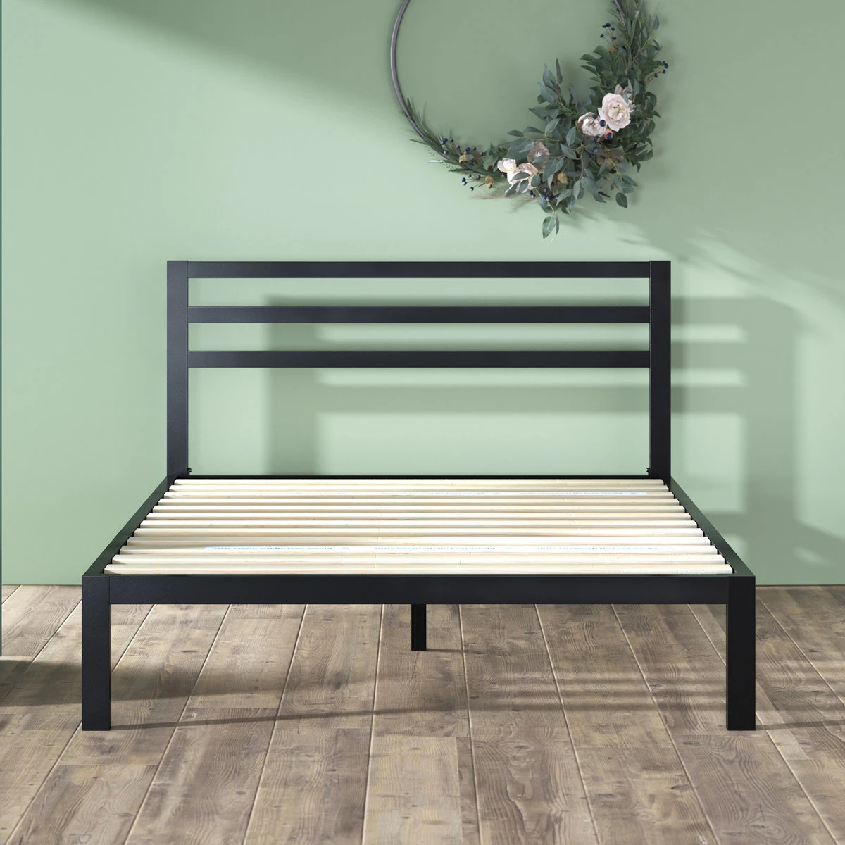 Black Metal Bed Frame (double)