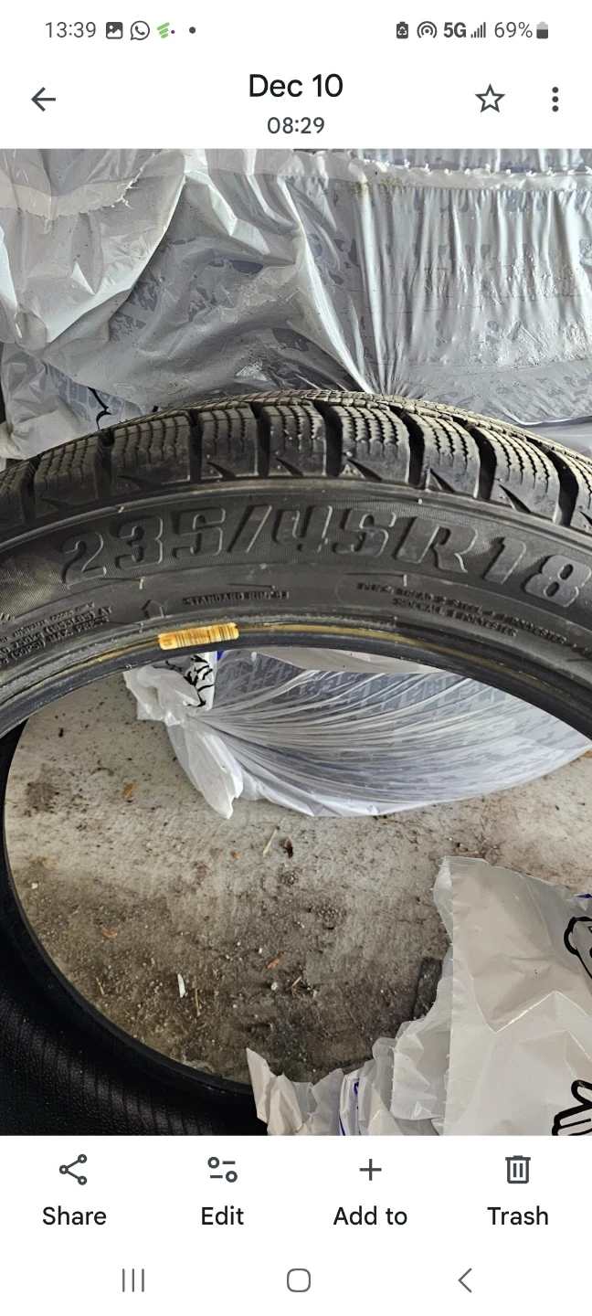 235/45R18 Winter Tire - photo 5