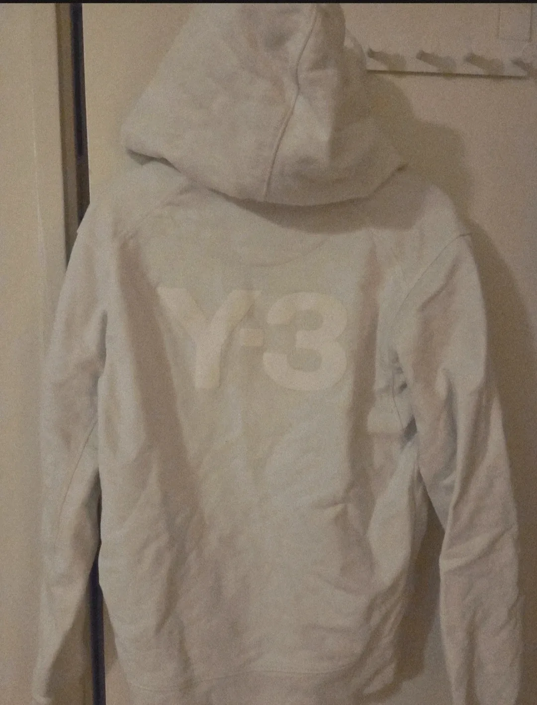 Y-3 White Zip-Up Hoodie image indicator(2)