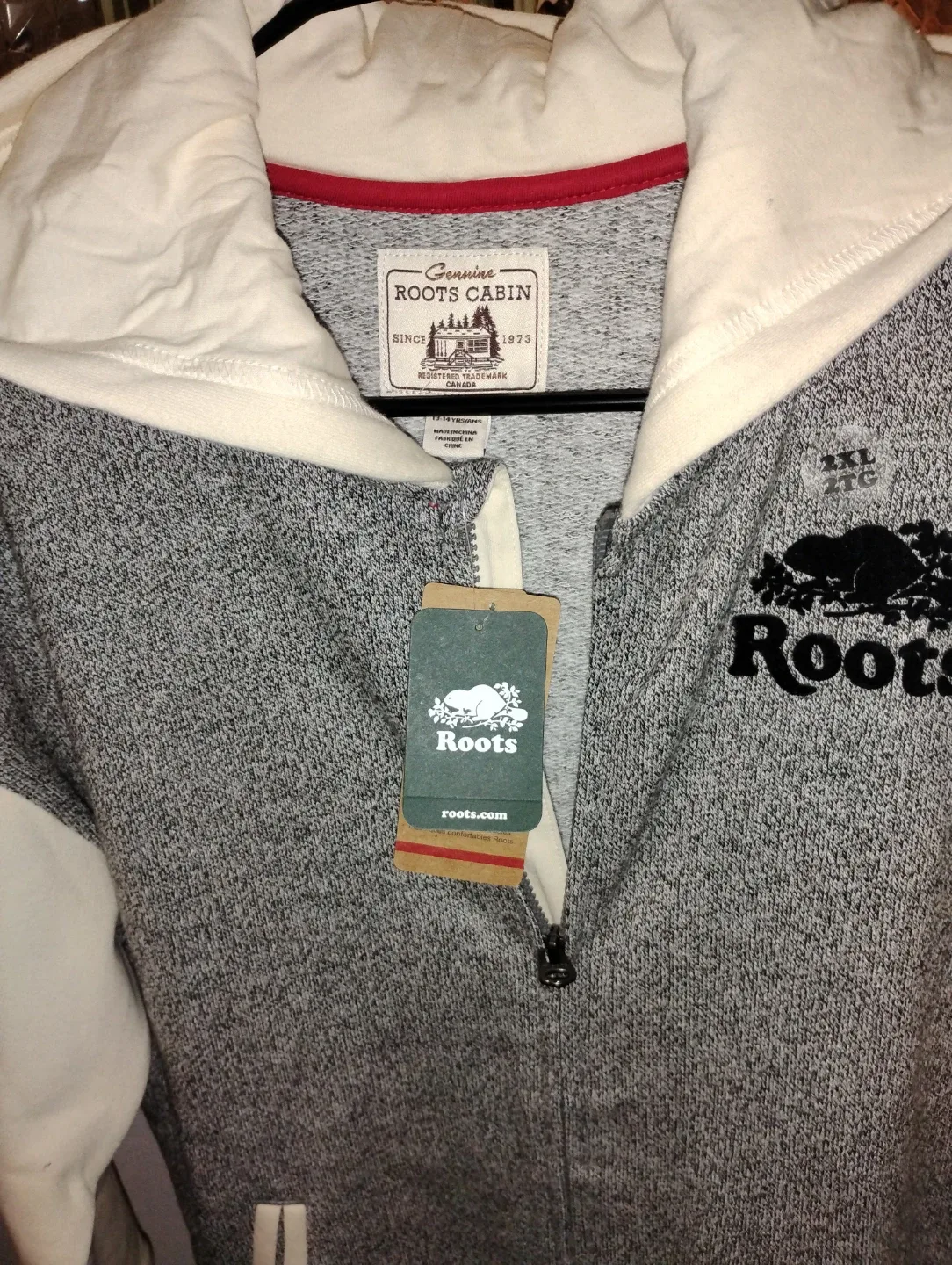 Roots Cabin Genuine Zip Hoodie - 2XL