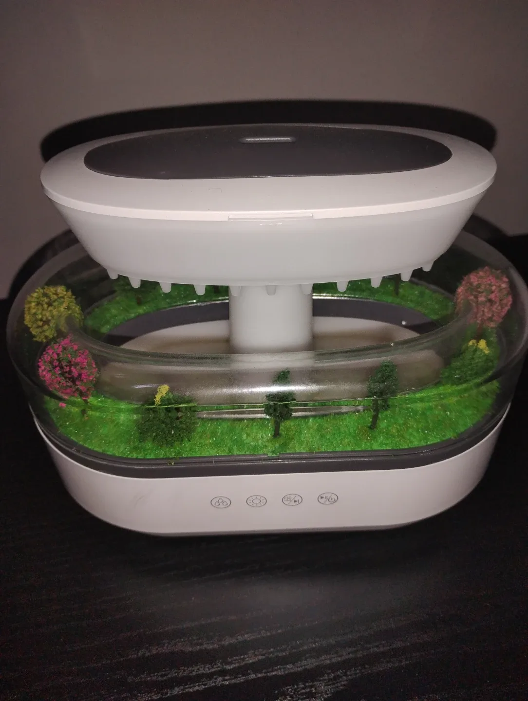 Air Purifier with Miniature Landscape