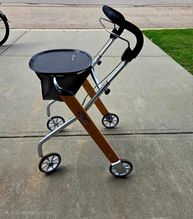 Stander Let's Go Indoor Rollator by Trust Care