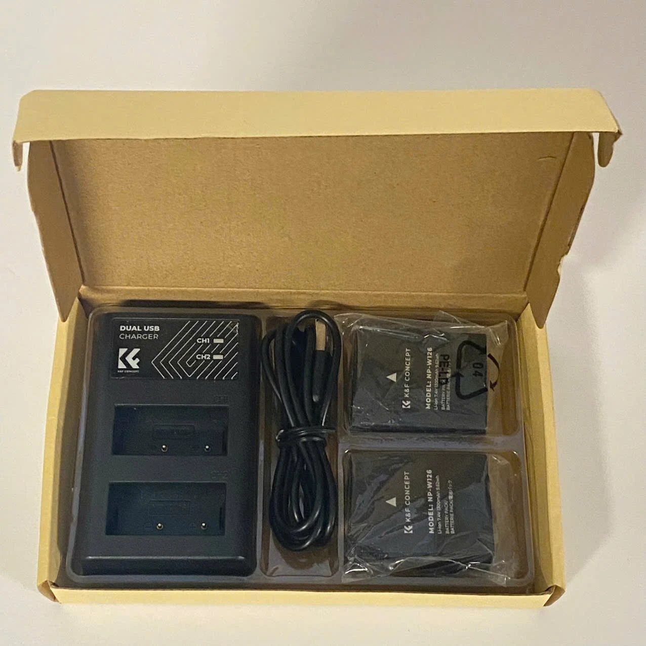 K&F Concept Dual USB Camera Battery Charger