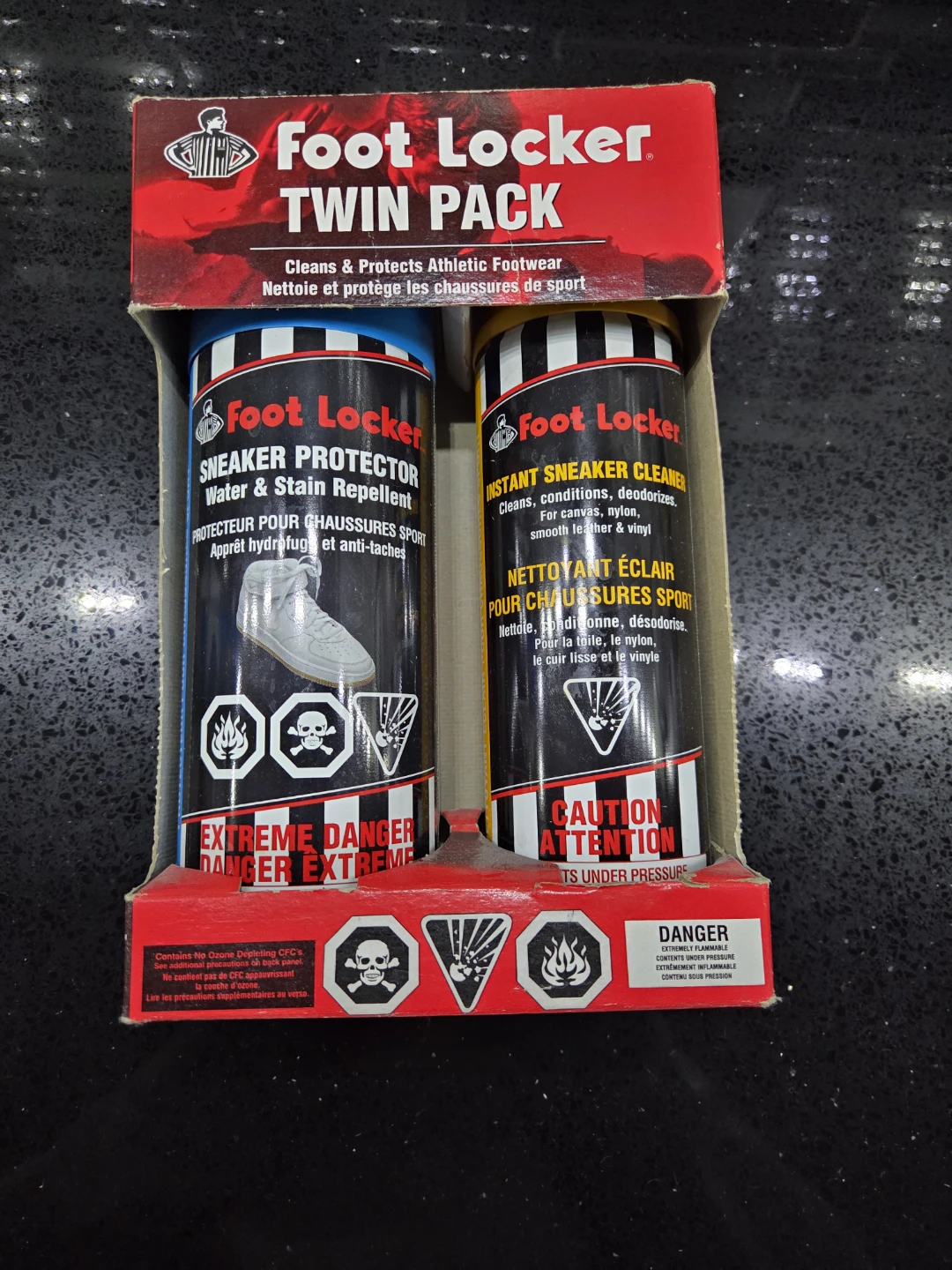 FREE  Foot Locker Twin Pack Sneaker Protector & Cleaner