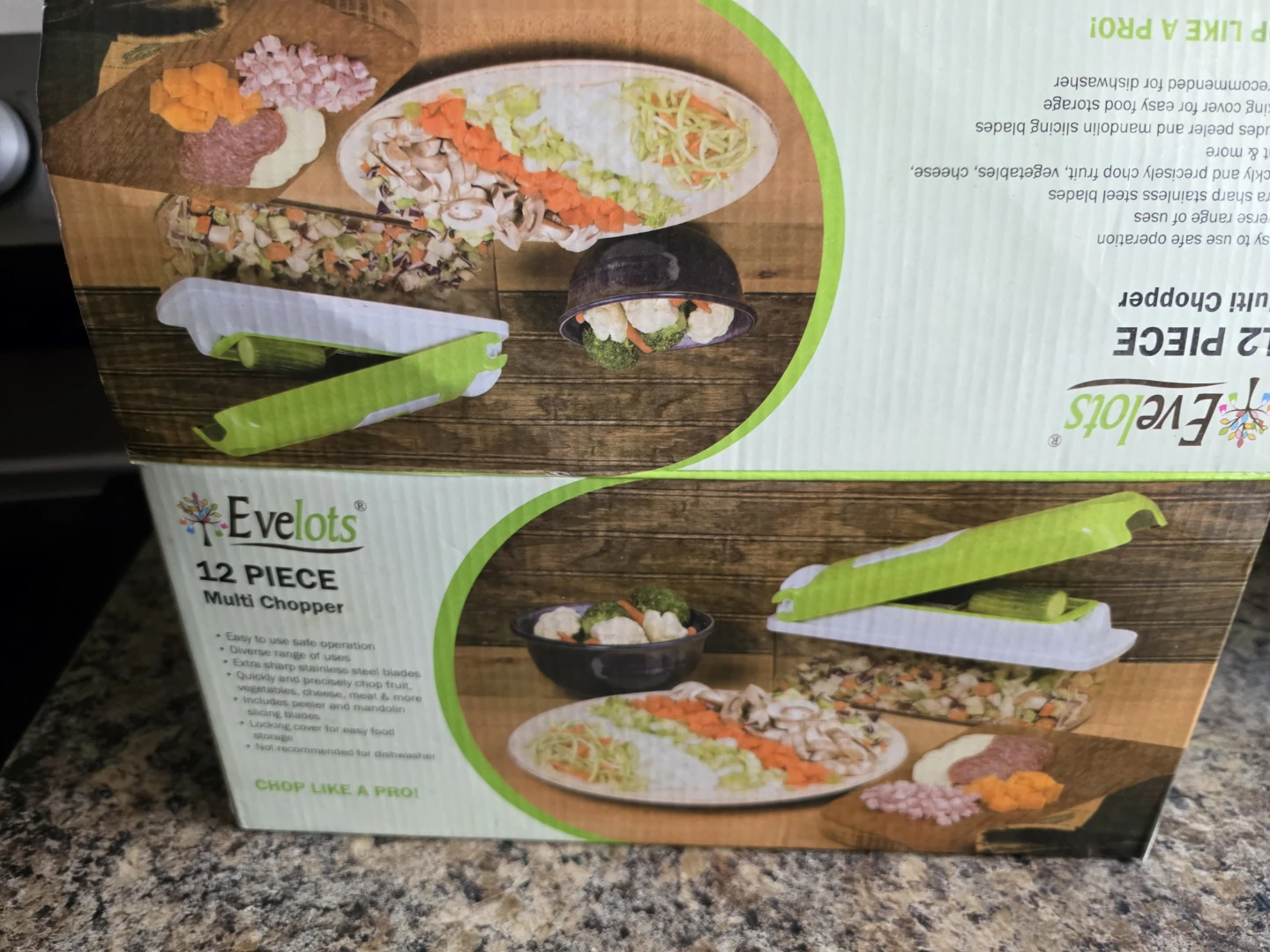 Evelots 12-Piece Multi Chopper - New in Box! #cleanout - photo 2