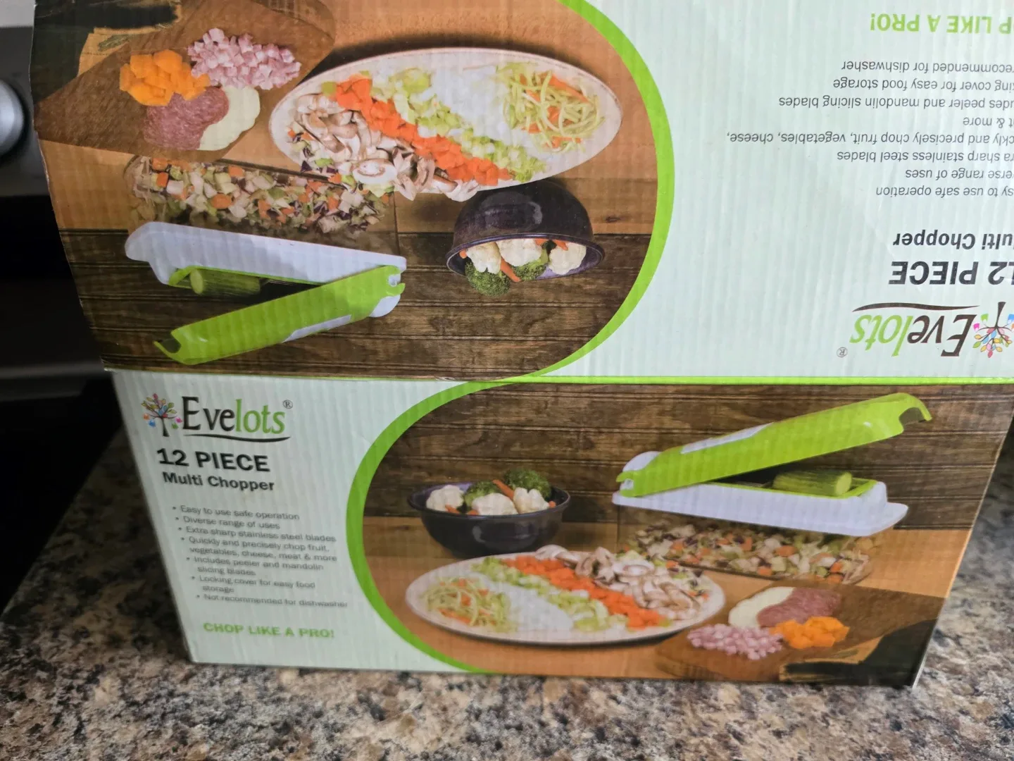 Evelots 12-Piece Multi Chopper - New in Box! #cleanout image indicator(2)