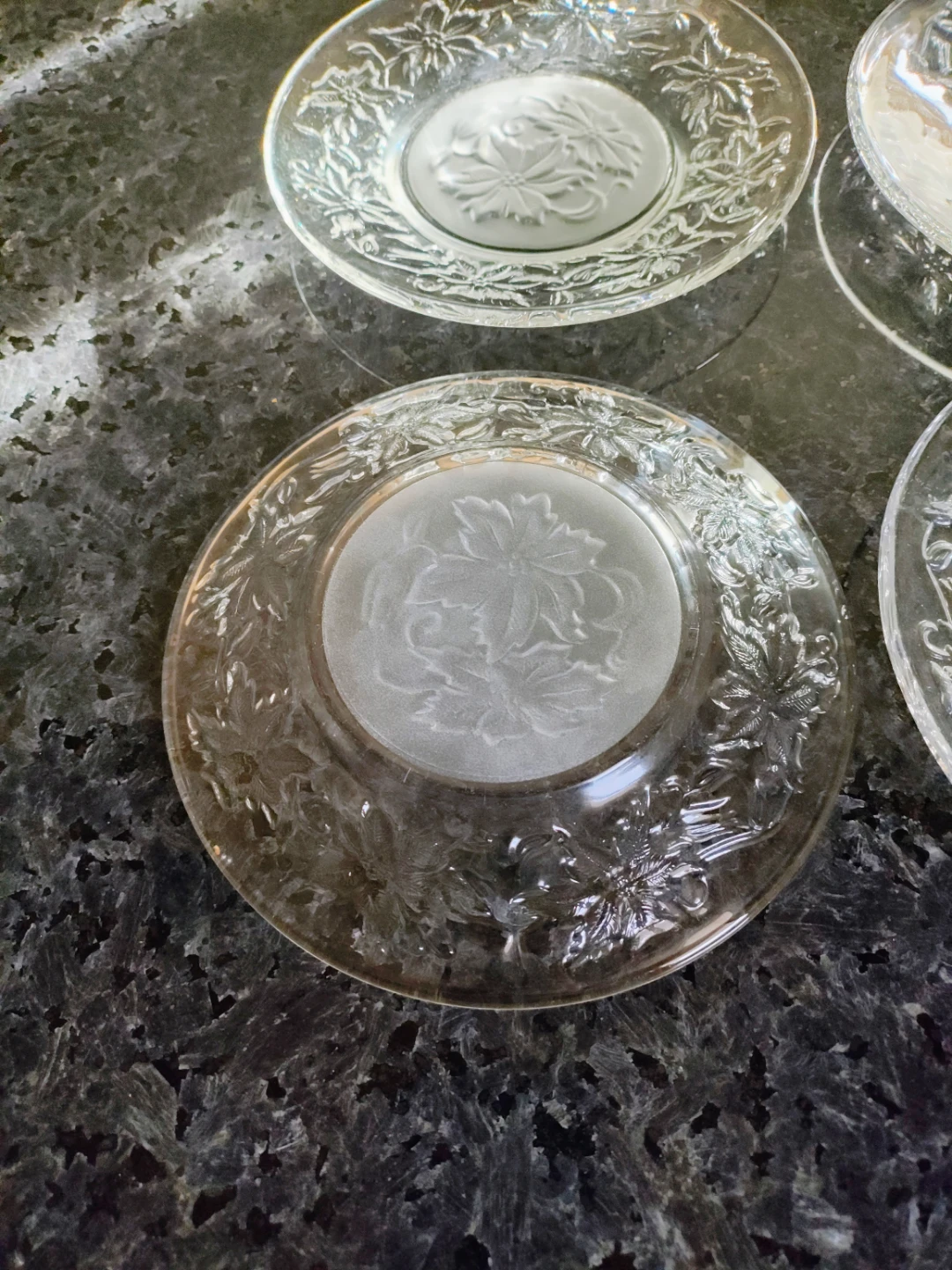 Princess House Fantasia Crystal dessert plates set of 4 - photo 4