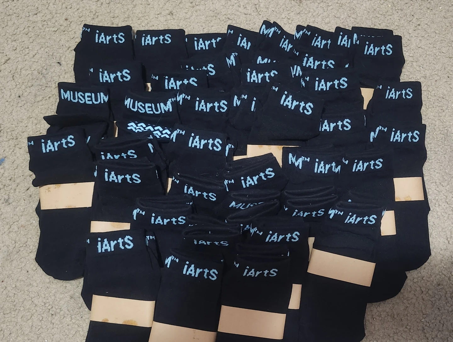 iArts Museum Black Socks