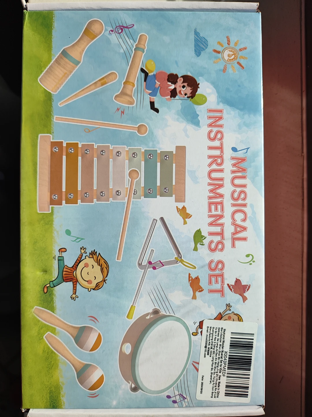 Wooden Musical Instruments Set for Kids