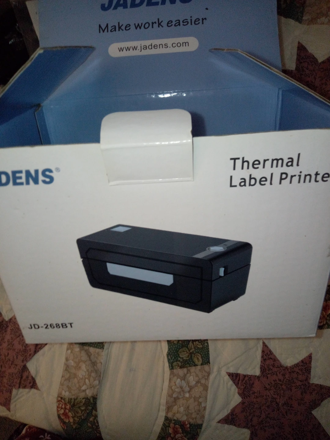 Jadens JD-268BT Thermal Label Printer - Like New! - photo 2