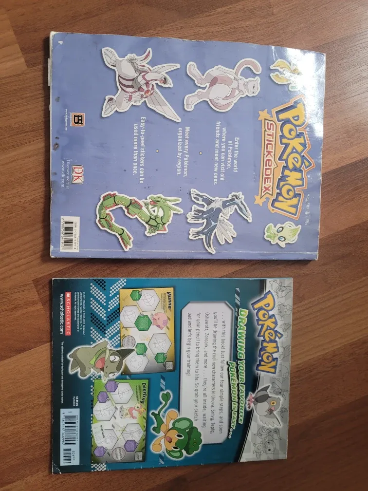 Pokemon Stickerdex & Unova Heroes Books image indicator(6)