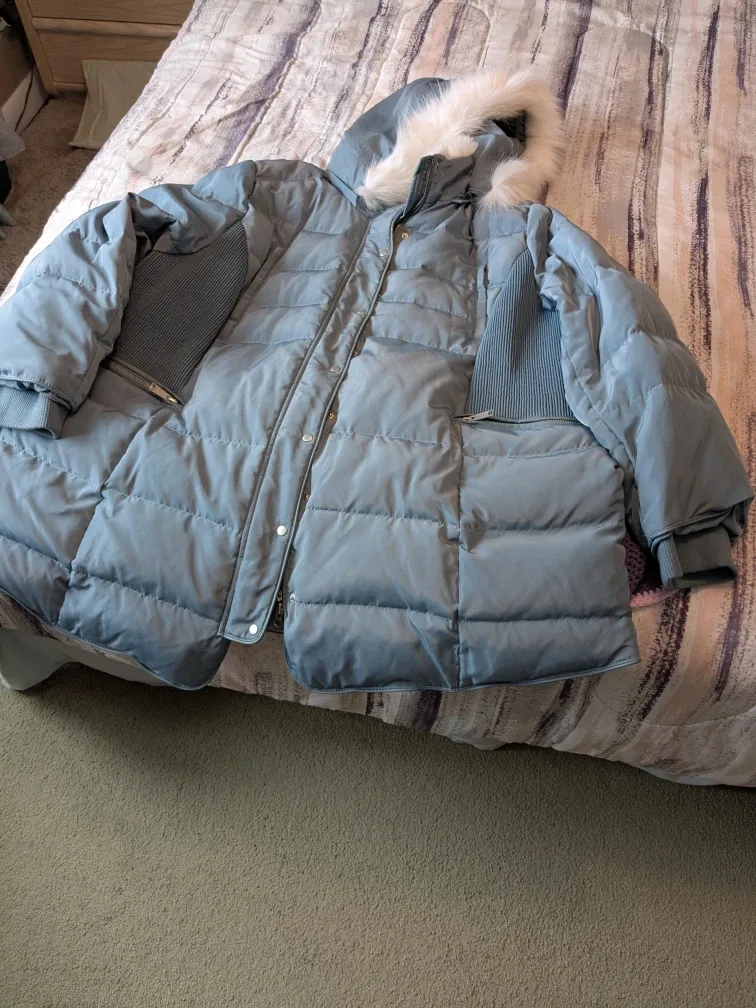 Women's  warm Puffer Coat 5X #cleanout