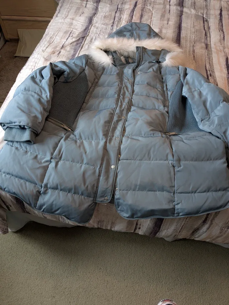 Women's  warm Puffer Coat 5X #cleanout image indicator(2)