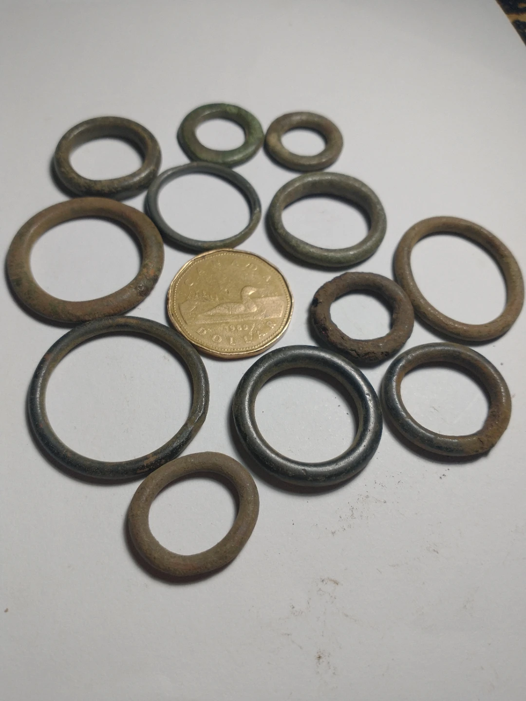 Neat 12 medieval rings (equine-related) - photo 2