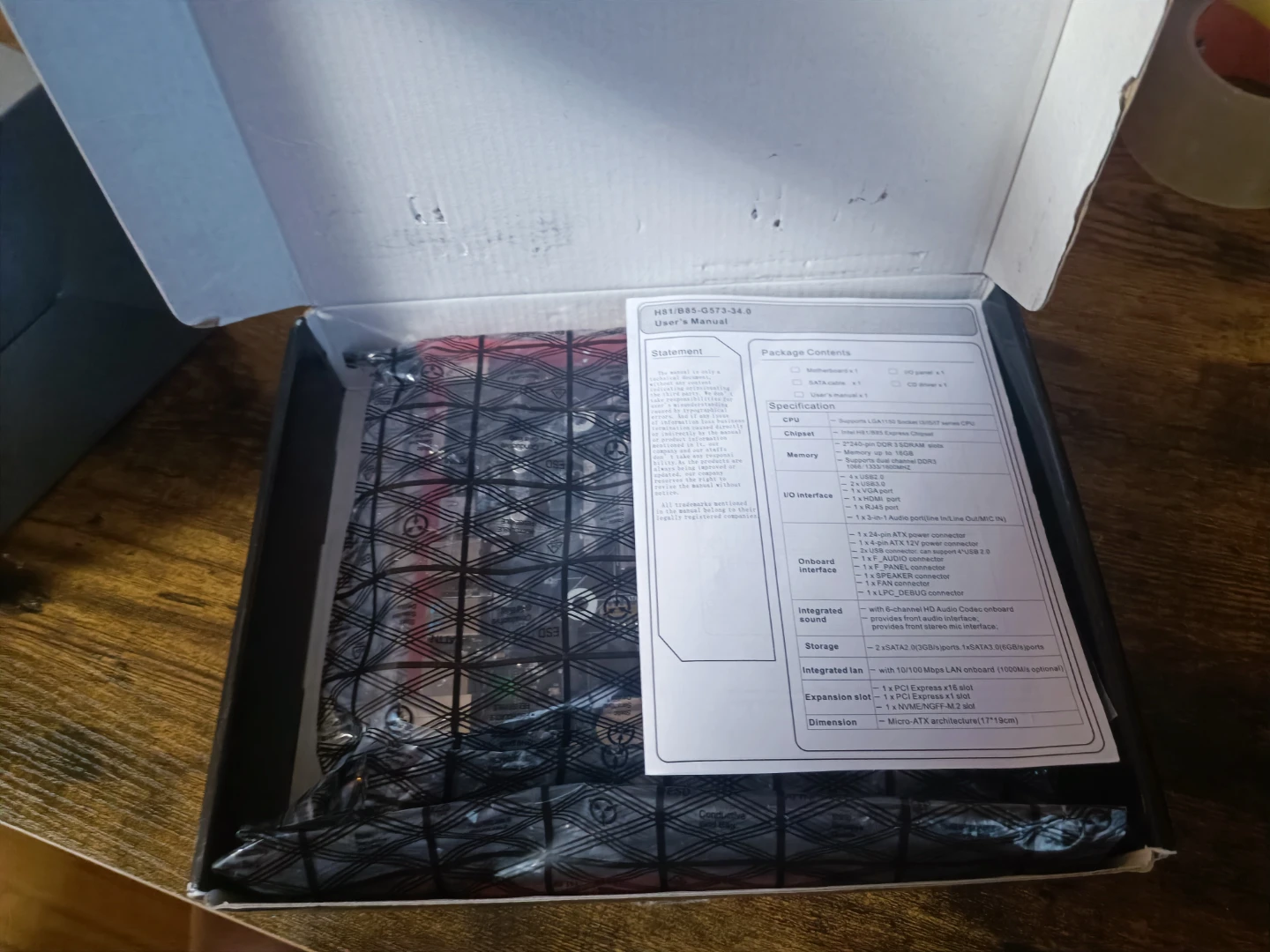 TG-H81G573 Motherboard - photo 4