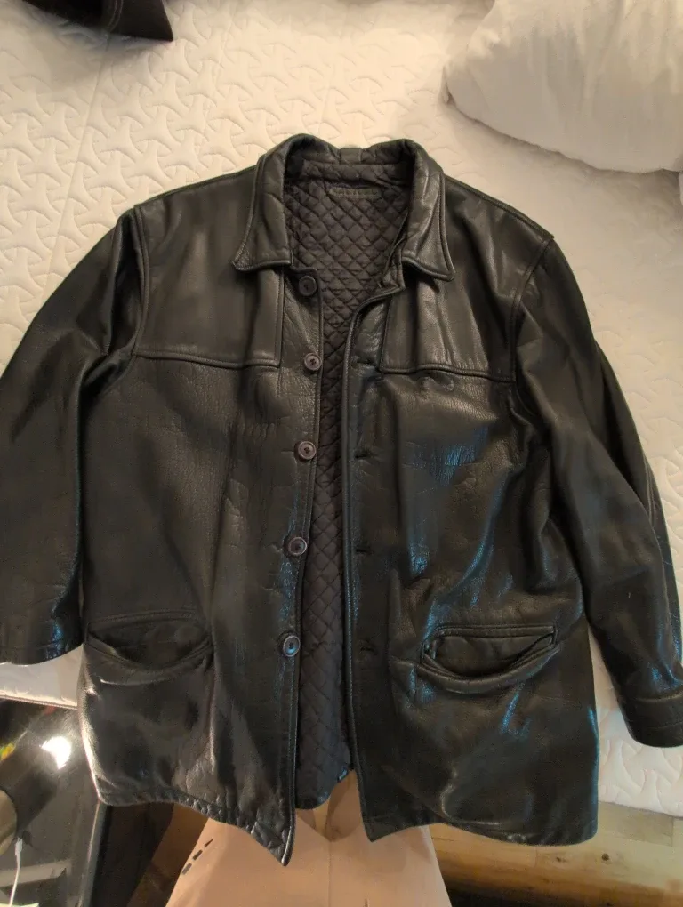 Leather Jacket - Black