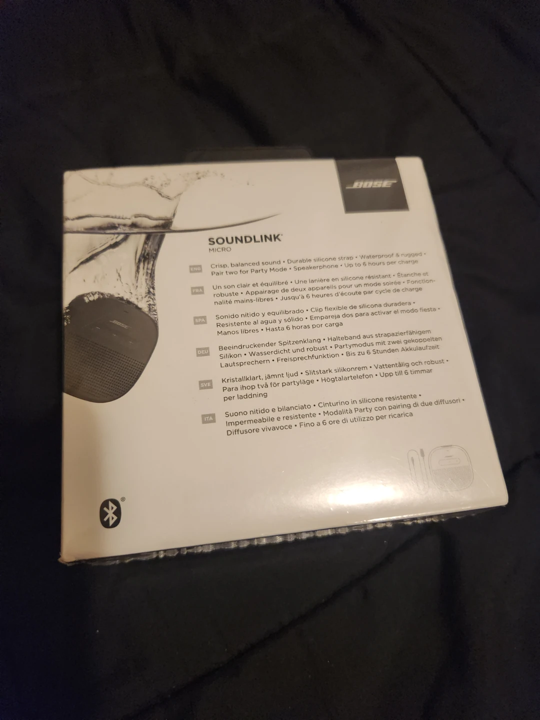 New Bose SoundLink Micro Bluetooth Speaker - Black - photo 2
