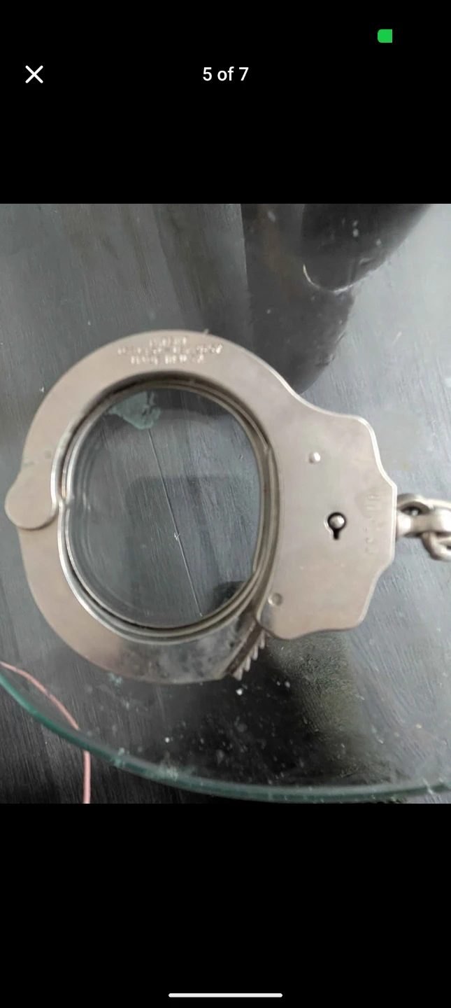 Peerless Nickel Handcuffs w/ Box & Manual - photo 5