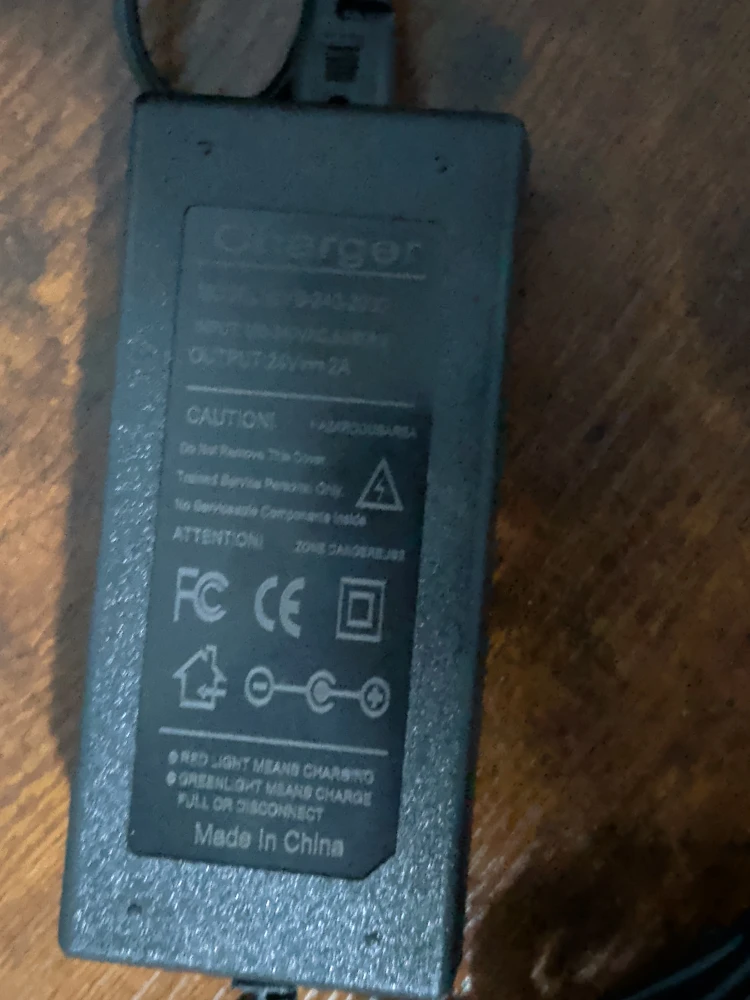 Charger for 4-Wheel Mobility Scooter - photo 3