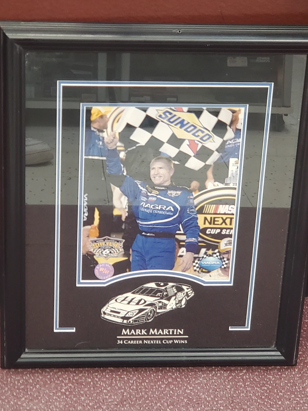 Mark Martin Framed Print - 34 Career Wins