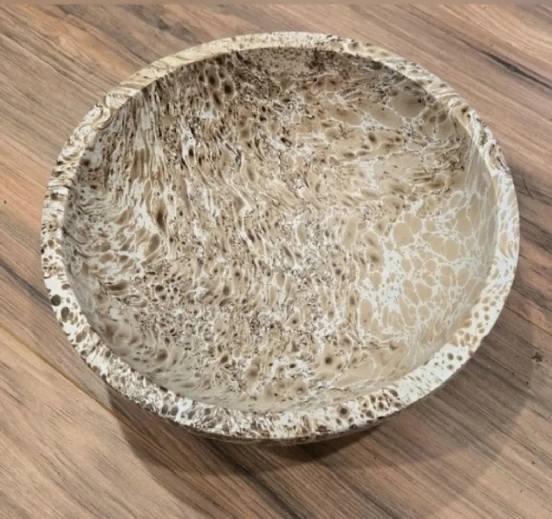 Speckled Wood Decorative Bowl image indicator(2)