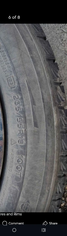 Michelin 235/55R18 Tires and Rims