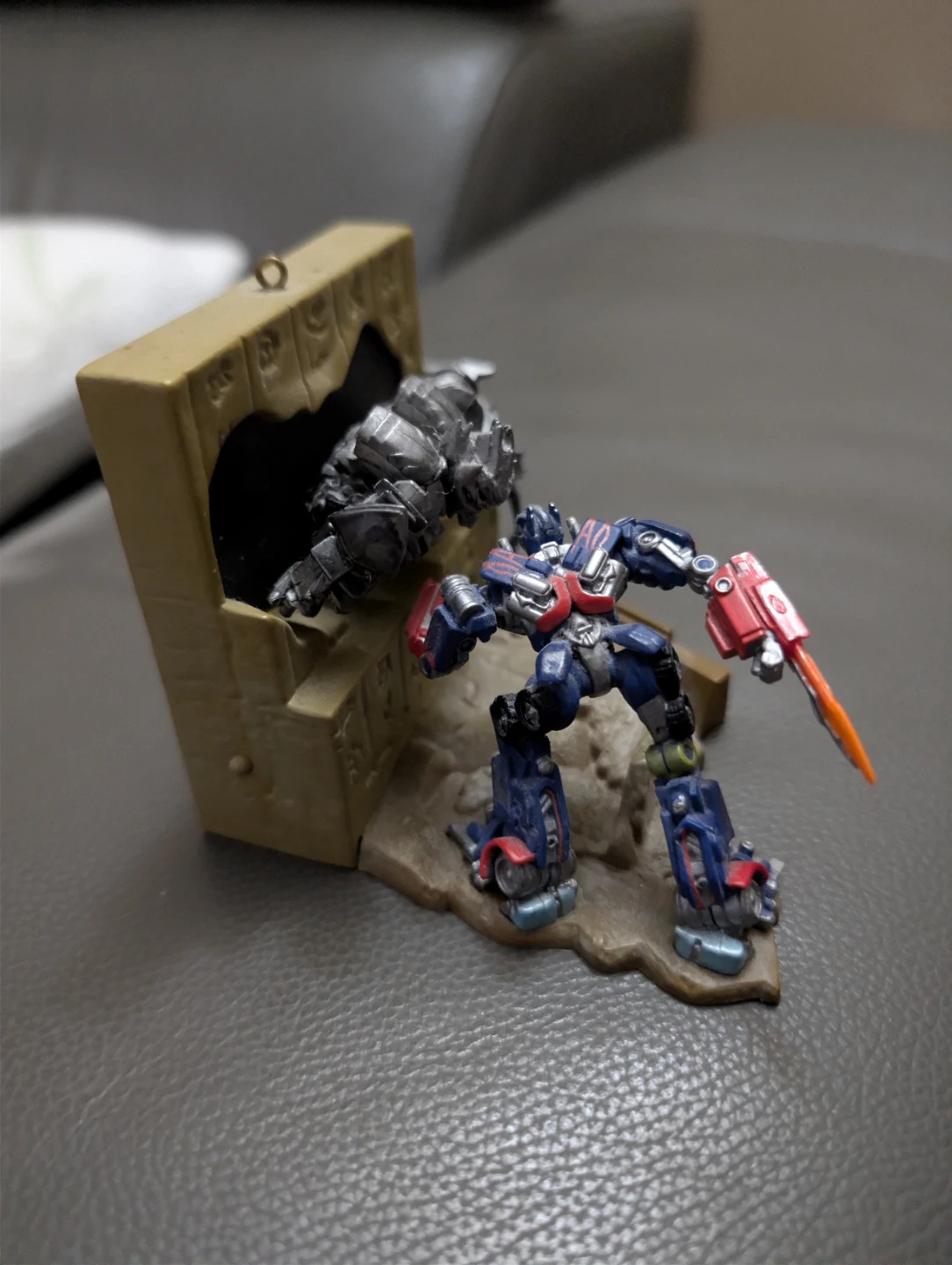 Transformers Optimus Prime Diorama