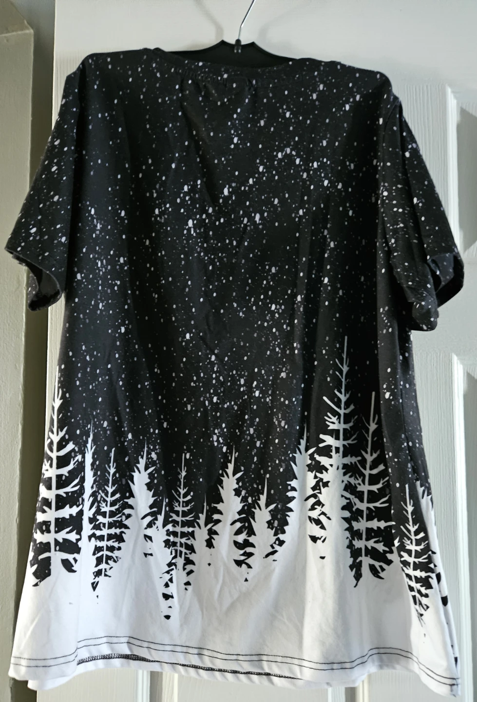 Shein Christmas Tree Wine Glass Shirt - photo 2