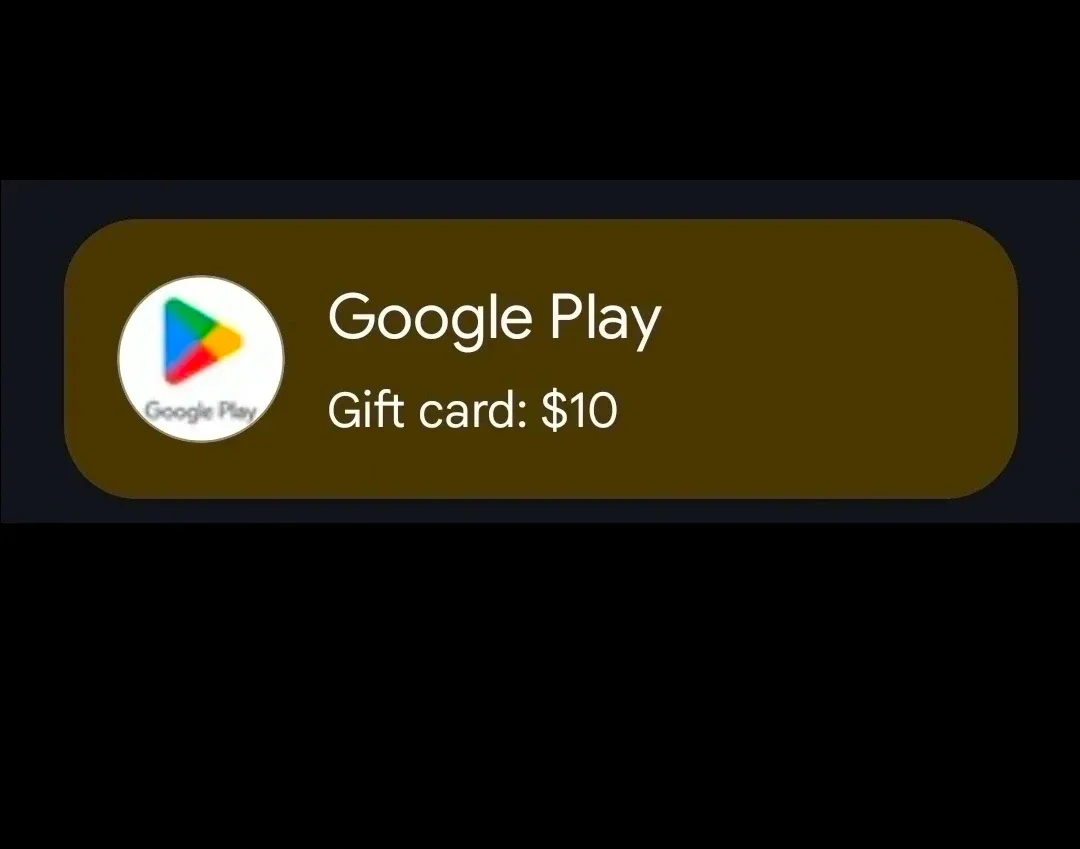 Google Play $10 Gift Card  #cleanout