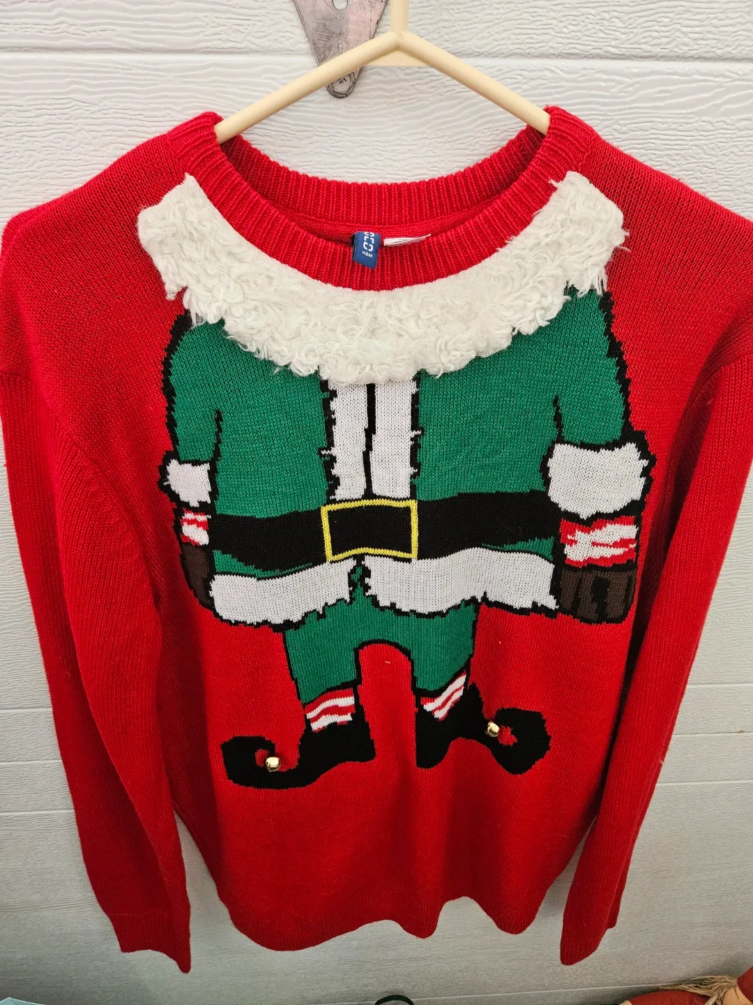 Elf sweater and RICKI'S Penguin Print Top - Size S