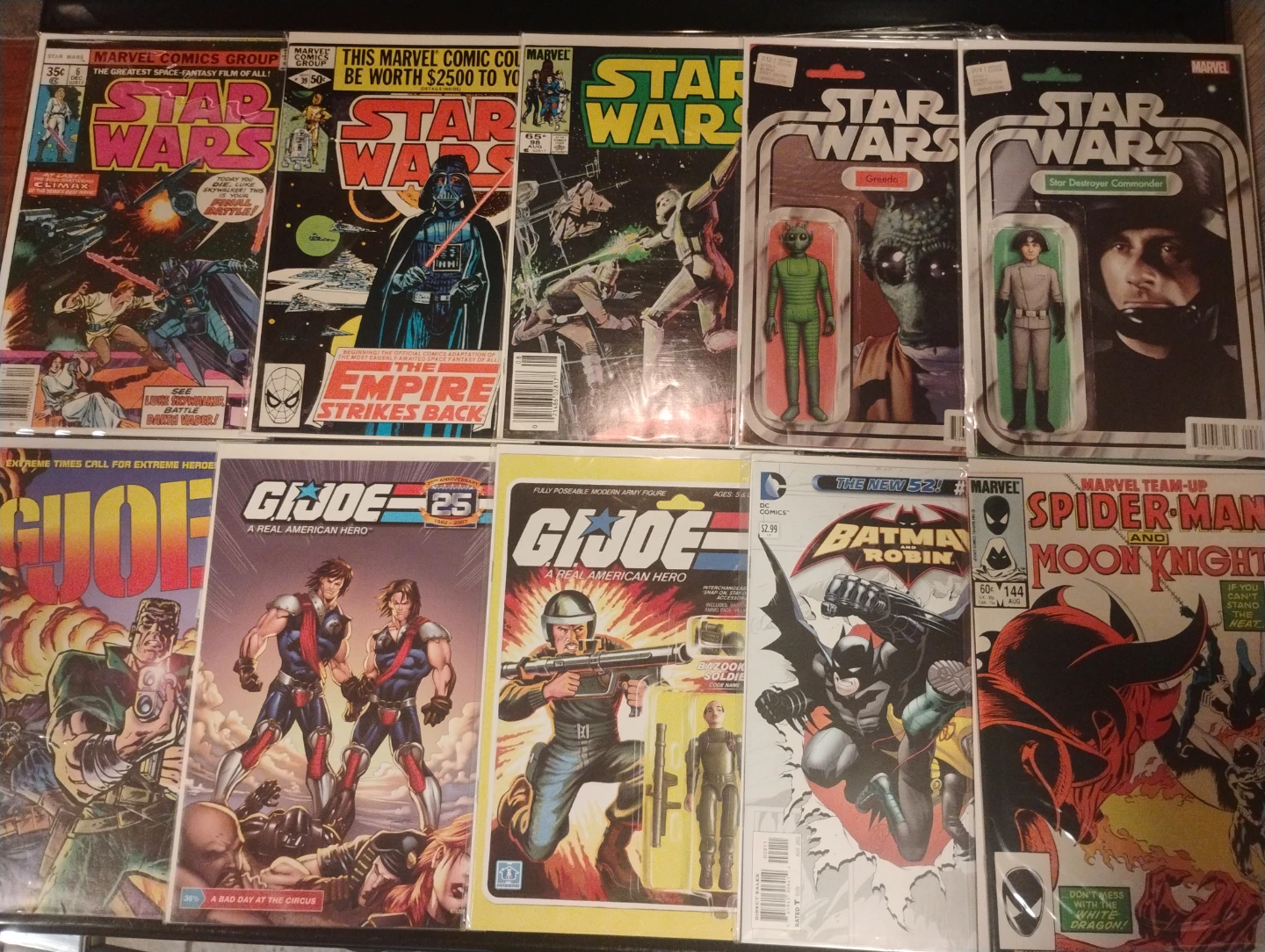 Star Wars, G.I. Joe, Batman & Spider-Man Comics