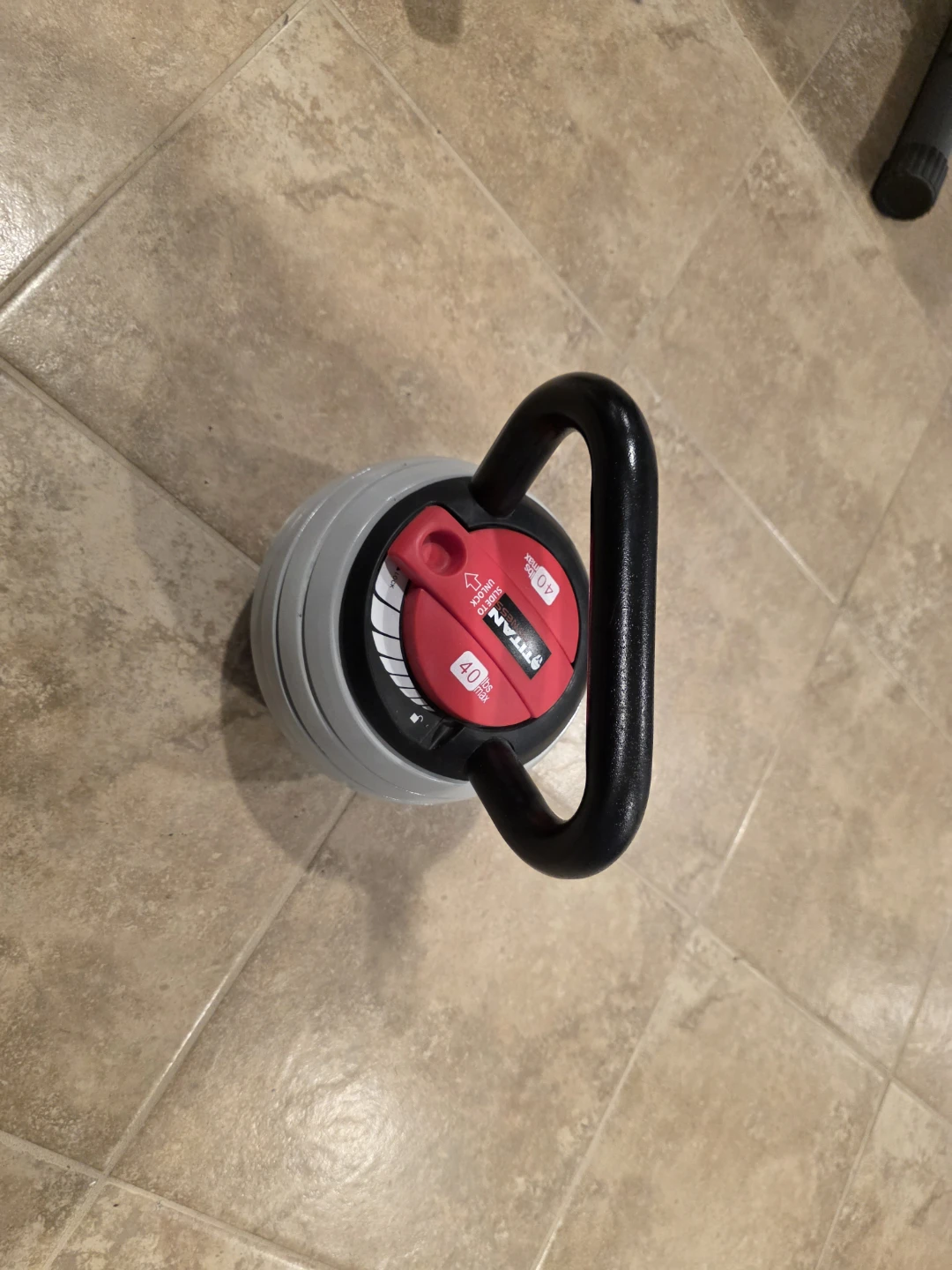 Titan Fitness Adjustable Kettlebell - 40 lbs