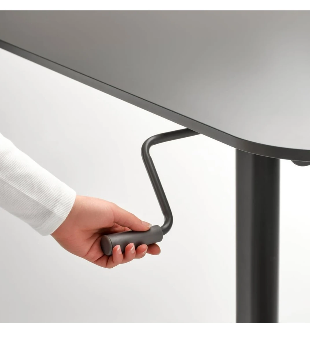 IKEA SEGRARE Desk Sit/Stand - Dark Gray - photo 3