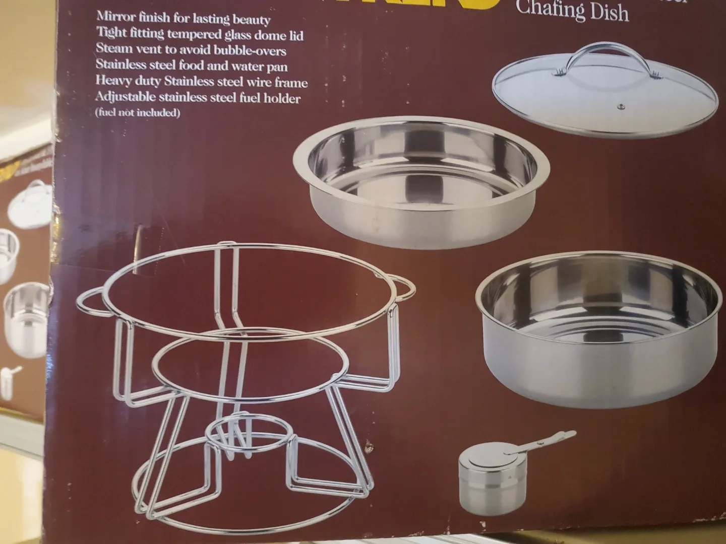 Kitchen Trend 3 Qt Stainless Steel Chafing Dish