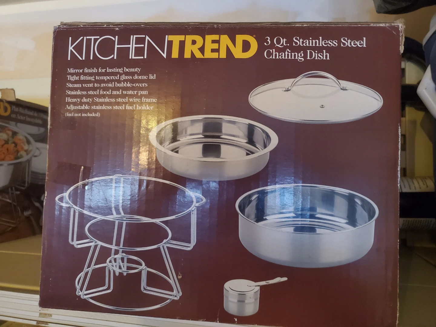Kitchen Trend 3 Qt Stainless Steel Chafing Dish - photo 2