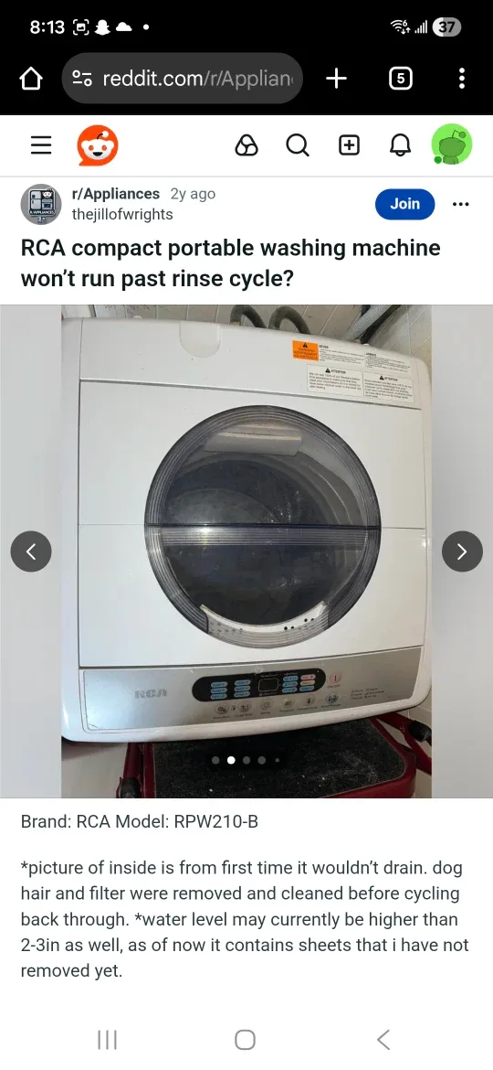 RCA RPW210 2.1 Cu Ft Portable Washing Machine image indicator(2)