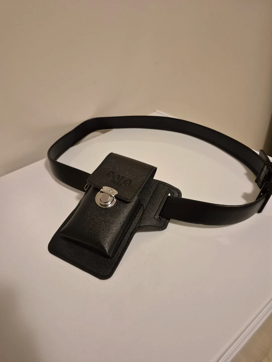 Polo Dinuo Black Leather Phone Holster #Cleanout image indicator(8)