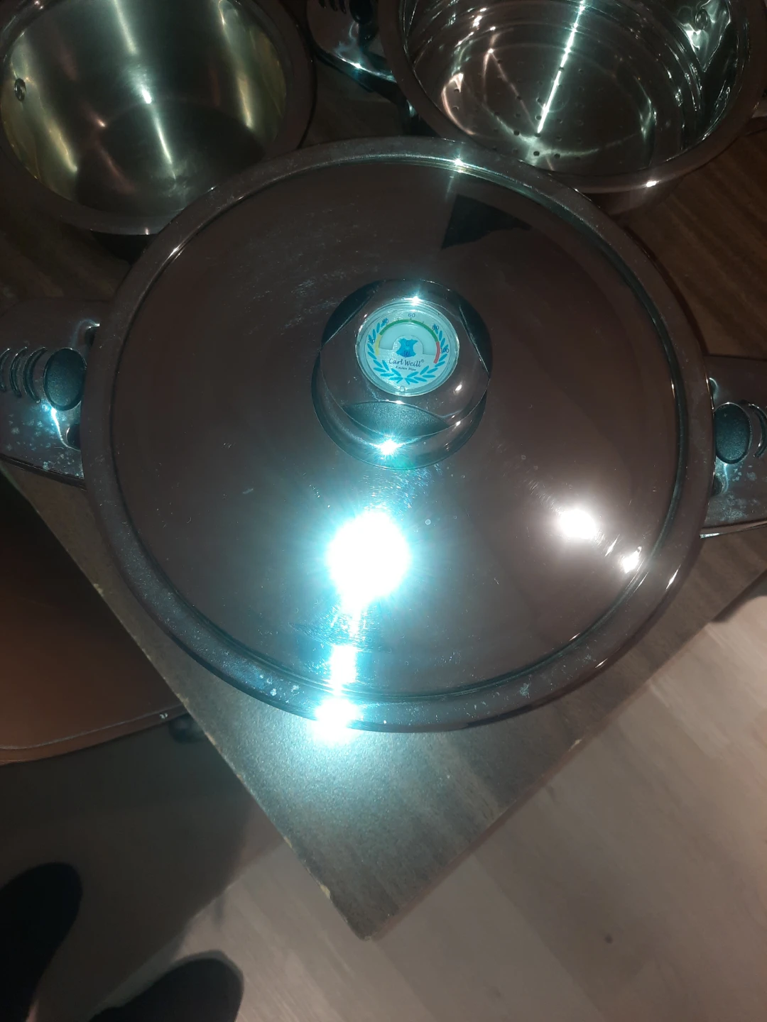 12 pc Carl Weill 18-10 Stainless Steel Cookware Set - photo 5
