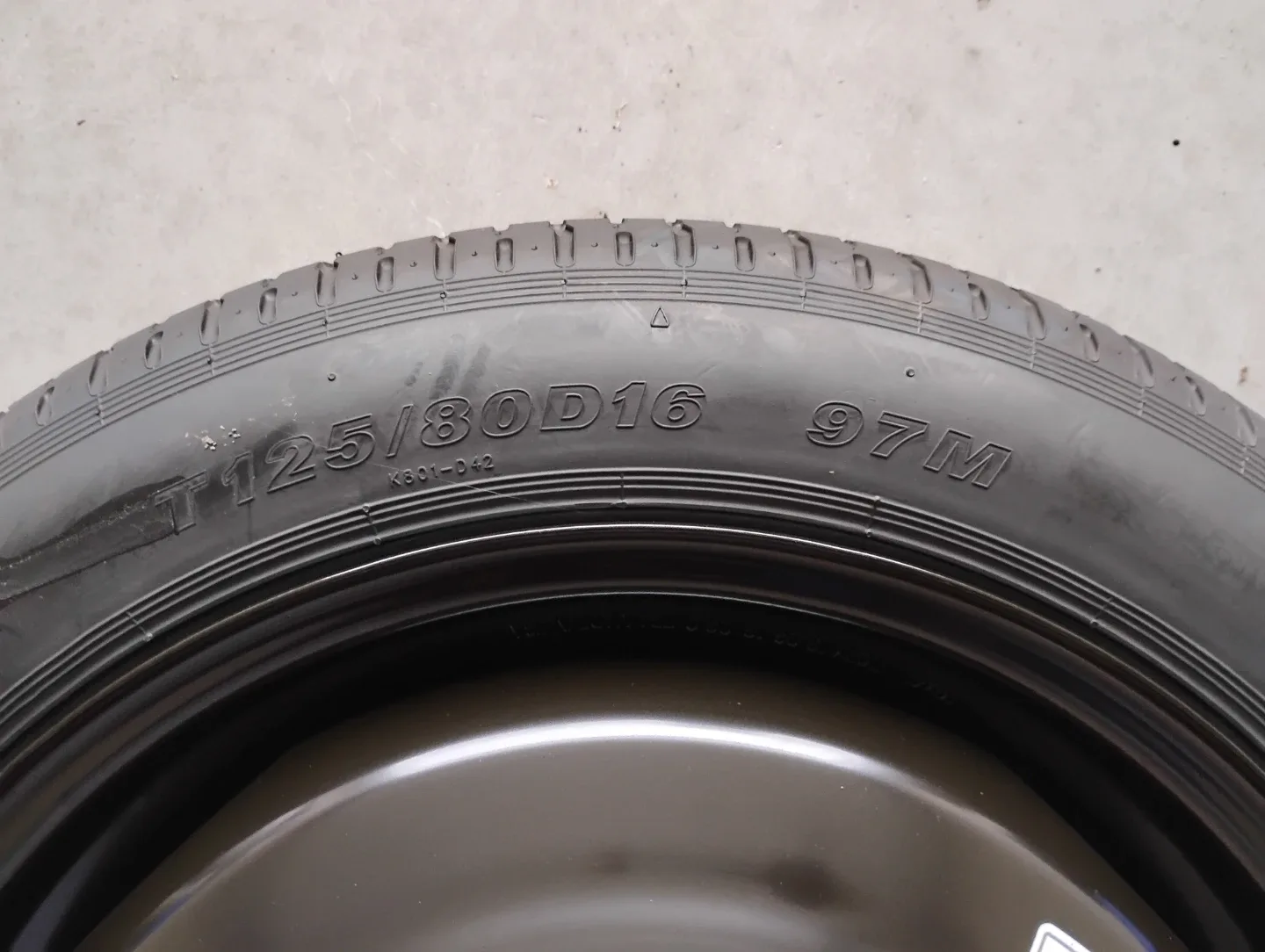 Spare tire image indicator(3)