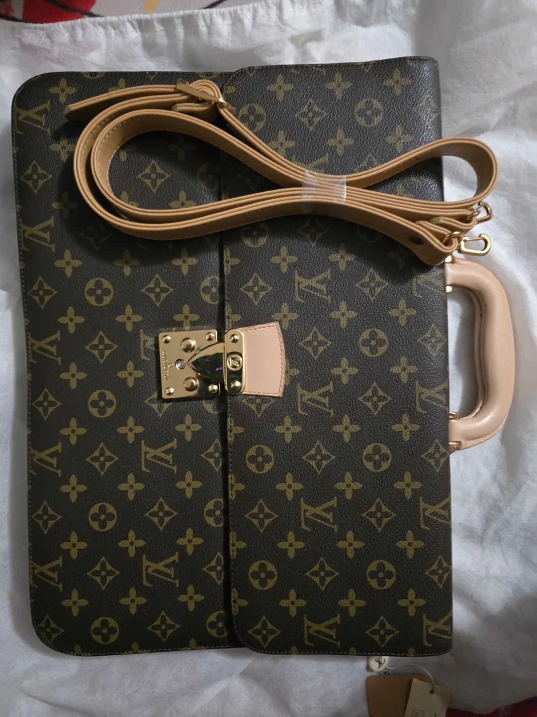 LV inspired Laptop Document Bag image indicator(2)